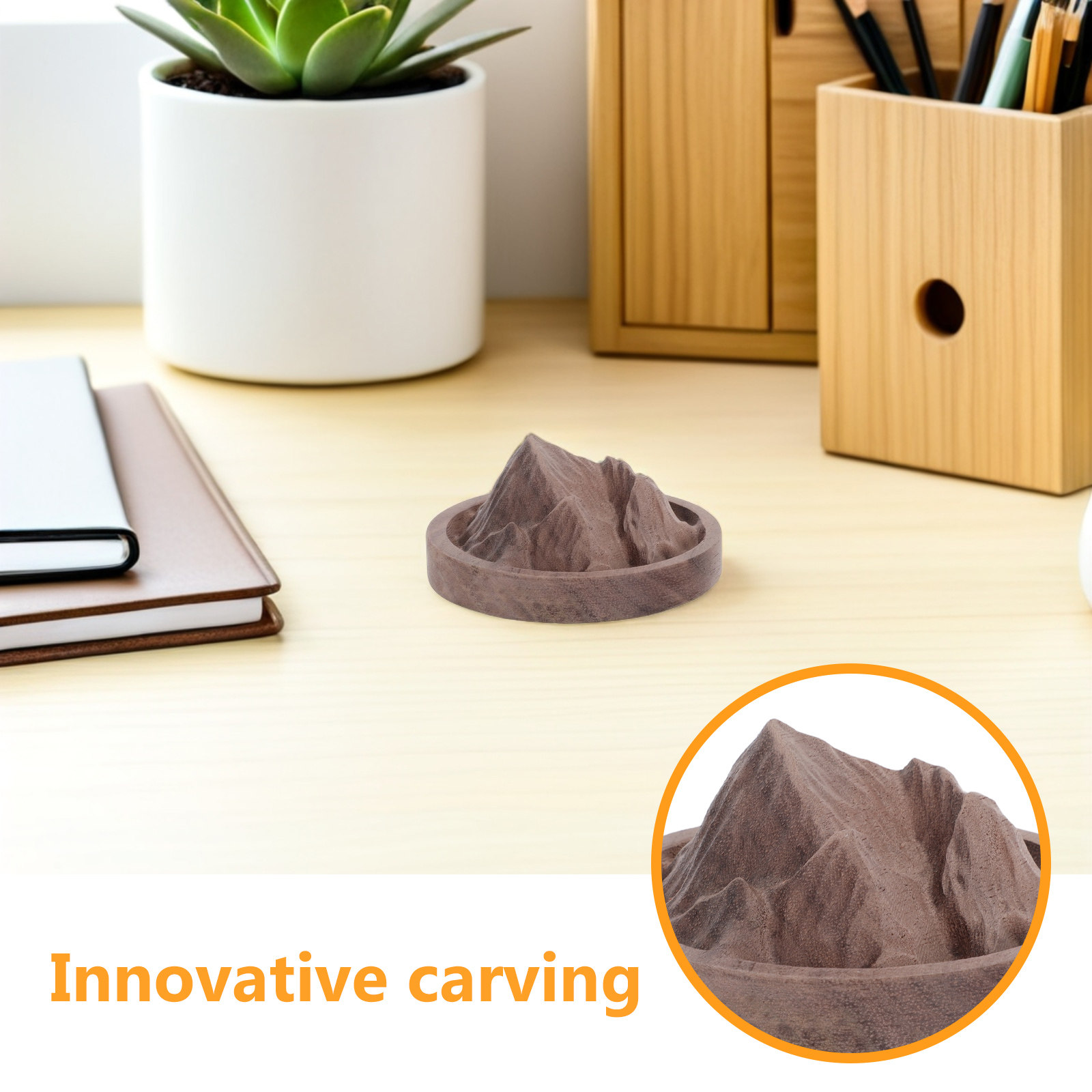Wood Diffuser Sculpture Wooden - Car Air Freshener review and price