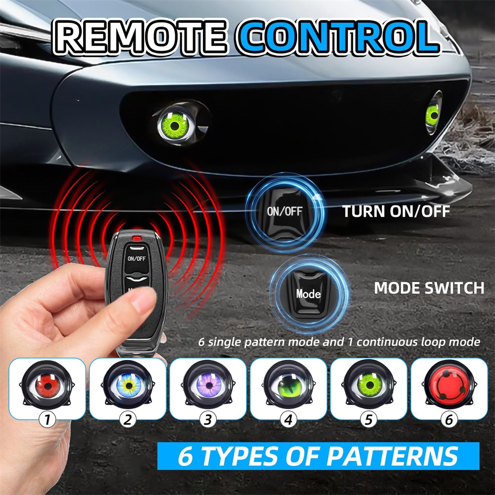  6-Mode Led Dynamic Devil Eye - Car Led Light review and price