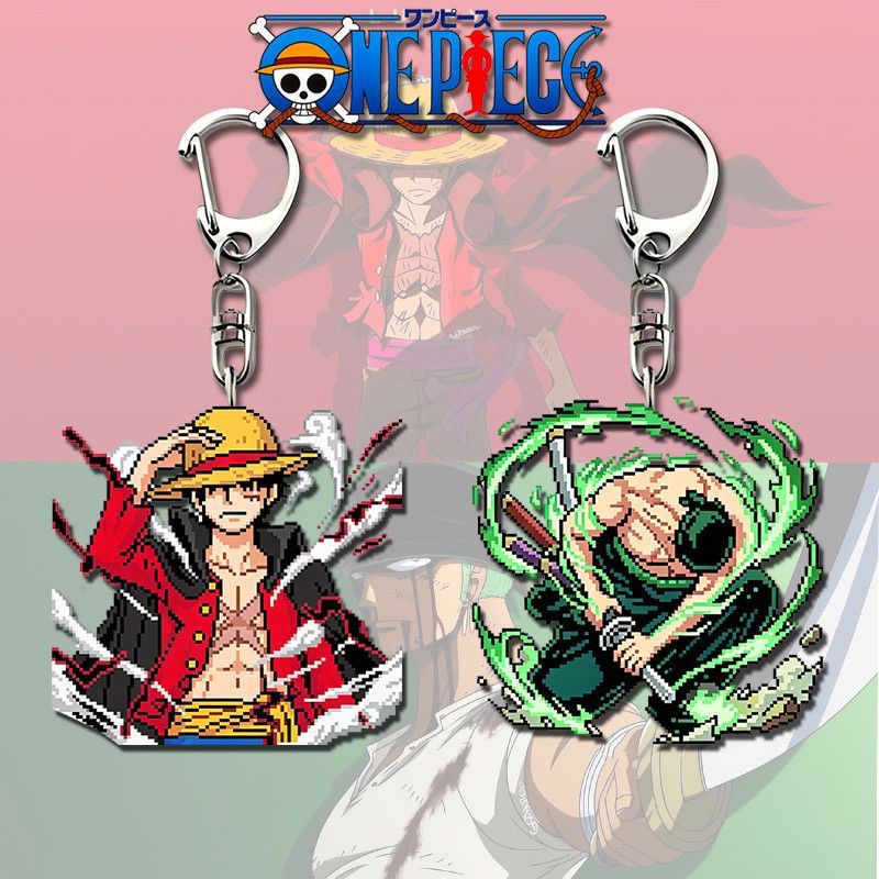 Cartoon One Piece Luffy Zoro A - Car Accessories Japanese review and price