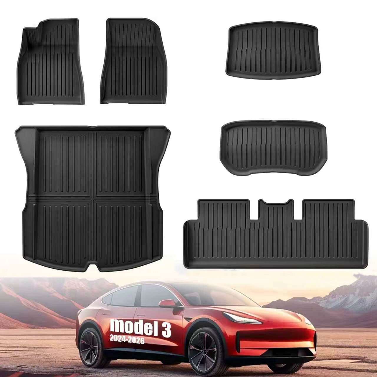 For 2024‑2026 Model 3 Highland - Car Floor Mat review and price