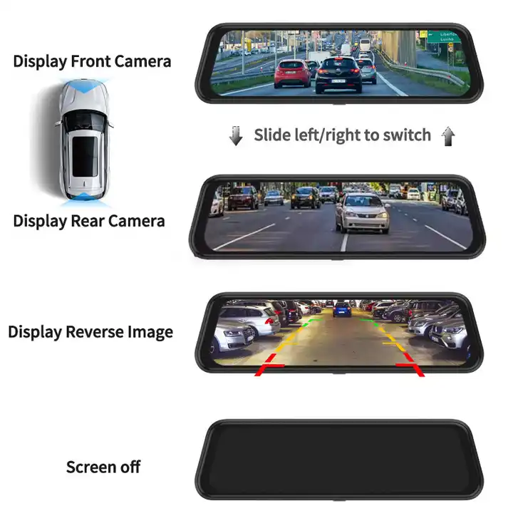 10'' Mirror Dash Cam Night Vis - Car Mirror review and price