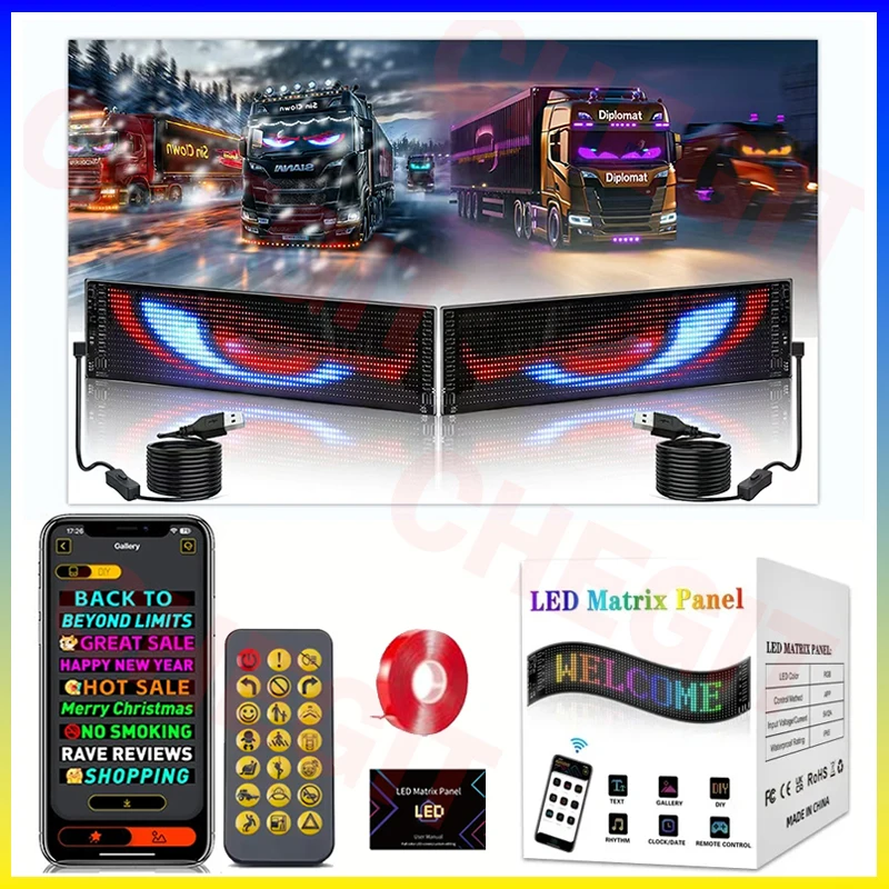 Led Display Truck Eye Car Sign - Car Led Light review and price
