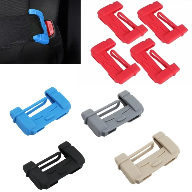 2pcs Car Seat Belt Clip Silico - Car Seat Cover review and price