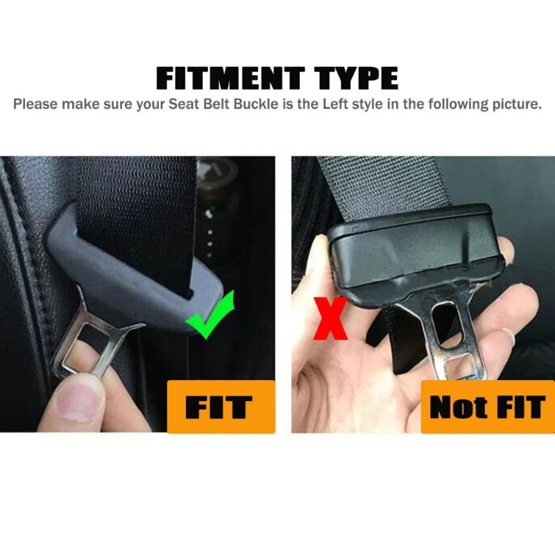 2pcs Car Seat Belt Clip Silico - Car Seat Cover review and price