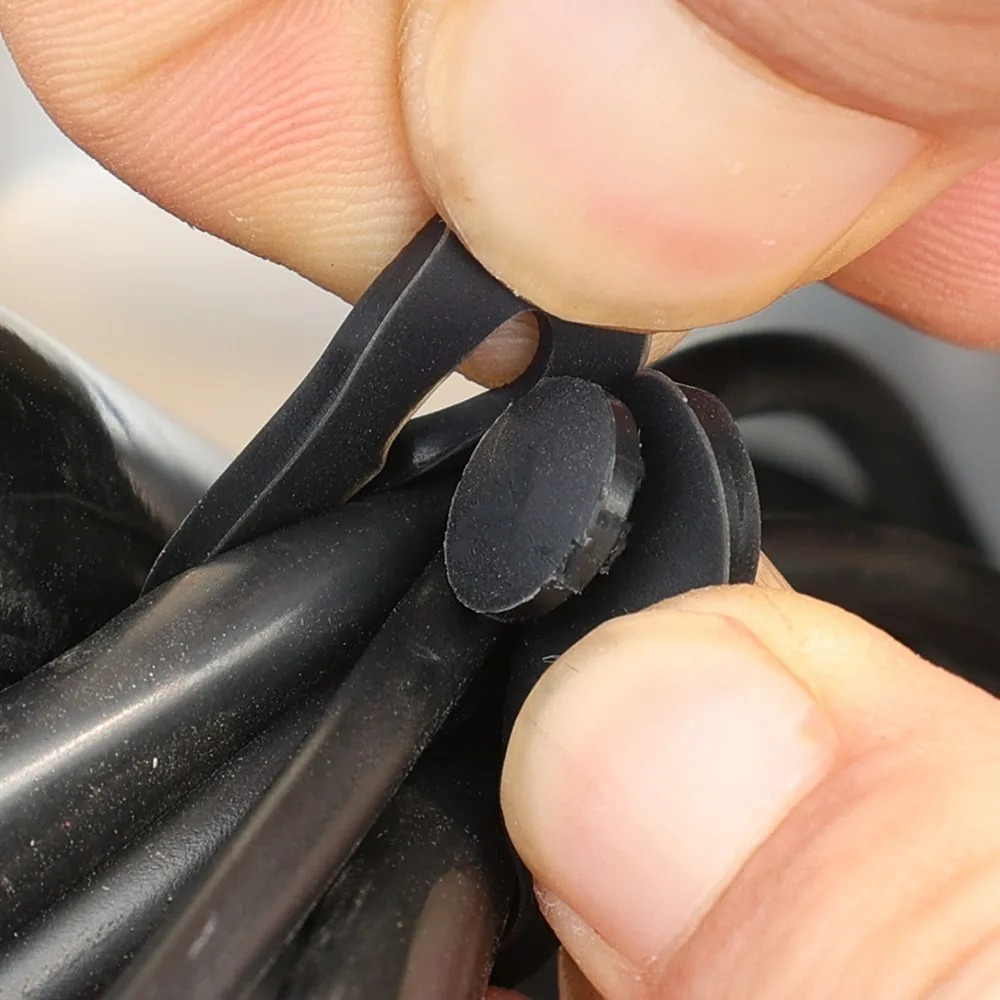 Elastic Rubber Cable Strap Wir - Car Cable Organizer review and price