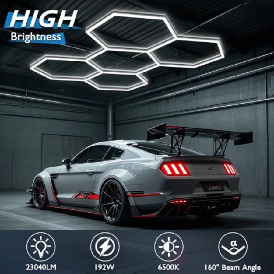 Hexagon Garage Lights, LED Hon - Car Led Light review and price
